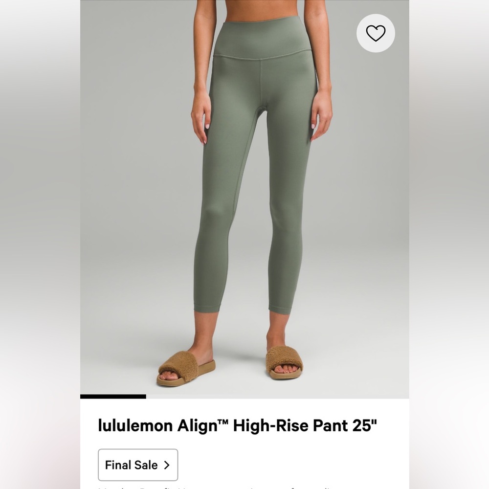 Lululemonn align leggings 25”